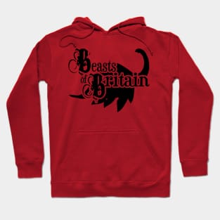 Beasts of Britain  -Nessie Logo -  Black Hoodie